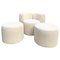 Modularer Sessel und Poufs, Italien, 1970er, 4er Set 1