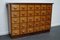 German Industrial Oak Apothecary Cabinet, Mid-20th Century 4