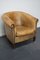 Fauteuil Vintage Cognac en Cuir, Pays-Bas 3