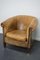 Fauteuil Vintage Cognac en Cuir, Pays-Bas 2