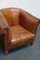 Club chair vintage in pelle color cognac, Olanda, set di 2, Immagine 15