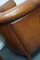 Club chair vintage in pelle color cognac, Olanda, set di 2, Immagine 12