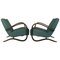 H 269 Art Deco Armchairs by Jindrich Halabala, from COR, 1940s, Set of 2 1
