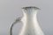 Gutte Eriksen Style Jug in Glazed Ceramics with Turned Handle 3