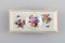 Fünfteiliges Meissen Porzellan mit handbemalten Blumenmustern, 20. Jahrhundert, 5er Set 5