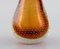 Finnish Vases in Clear and Amber Colored Mouth-Blown Art Glass, Set of 2 4