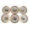 Large Dinner / Decoration Plates with Bird Motifs from Royal Copenhagen, Set of 6 1