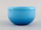 Palet Schalen aus mundgeblasenem Kunstglas in Hellblau von Michael Bang für Holmegaard, 2er Set 3