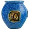 Vaso in ceramica blu-smaltata di Aldo Londi per Bitossi, Immagine 1