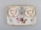 Meissen Inkwell Set in Hand-Painted Porcelain with Floral Motifs. 19th Century, Set of 3, Image 2