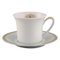 Medallion Meander Golden Mocha Cup with Saucer by Gianni Versace for Rosenthal, Set of 2, Image 1