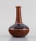 Narrow Neck Vase aus Glasierter Keramik mit Geometrischem Muster von Kähler, 1940er 4