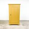Antique Painted One Door Wardrobe in Mustard Yellow 1
