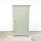 Antique Painted One Door Wardrobe in Pastel Green 1