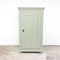 Antique Painted One Door Wardrobe in Pastel Green, Image 1