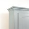 Antique Painted One Door Wardrobe in Pastel Gray, Image 3