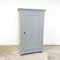 Antique Painted One Door Wardrobe in Pastel Gray, Image 2