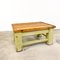 Industrial Painted Wooden Factory Table, Image 7