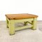 Industrial Painted Wooden Factory Table, Image 1