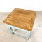 Mesa auxiliar industrial de madera pintada, Imagen 6