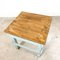 Table d'Appoint d'Usine Industrielle en Bois Peint 6