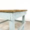 Industrial Painted Wooden Factory Side Table, Image 4