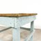 Table d'Appoint d'Usine Industrielle en Bois Peint 4