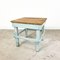 Industrial Painted Wooden Factory Side Table 3