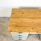 Vintage Industrial Painted Wooden Desk 7