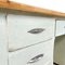 Bureau Vintage Industriel en Bois Peint 4