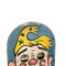 Antiker französischer Passe Boule Toss Rummelplatz Spiel Clown mit beweglichen Augen 3