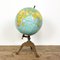 French Antique Desk Globe on Cast Iron Base by Girard Et Barrere, Paris, Image 1