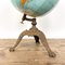 French Antique Desk Globe on Cast Iron Base by Girard Et Barrere, Paris 5