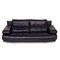 6500 Three-Seater Black Sofa by Rolf Benz, Image 9