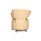 Poltrona K06 Aki Biki Canta in pelle color crema di Cassina, Immagine 9