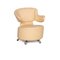 Fauteuil K06 Aki Biki Canta en Cuir Crème de Cassina 1