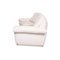 Two-Seater Cream Leather Sofa from Koinor 11