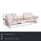 Two-Seater Cream Leather Sofa from Koinor 2