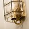 Iron and Bubble Glass Sconce from Limburg, Germany, 1960s 8