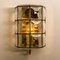 Iron and Bubble Glass Sconce from Limburg, Germany, 1960s 12
