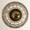 Circle Iron and Bubble Glass Chandelier from Limburg, Image 4