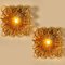 Square Amber Bubble Sconce by Helena Tynell from Limburg, 1960s, Image 8