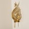 Large Wall Sconce in Gold and Glass Murano from Barovier & Toso, Italy, 1950s, Image 8