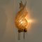 Large Wall Sconce in Gold and Glass Murano from Barovier & Toso, Italy, 1950s 11