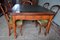 Antique Mahogany Biedermeier Extending Table with 6 Chairs, Set of 7 4