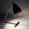 Swedish Adjustable Black Metal Desk Lamp, 1950s, Image 4