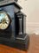 Large Victorian 19th Century Faux Marble Mantel Clock, Image 5