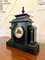 Large Victorian 19th Century Faux Marble Mantel Clock 2