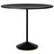 Steel Side Table with Black Marble Base, Image 2