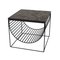 Brown Marble and Gold Steel Side Table 3